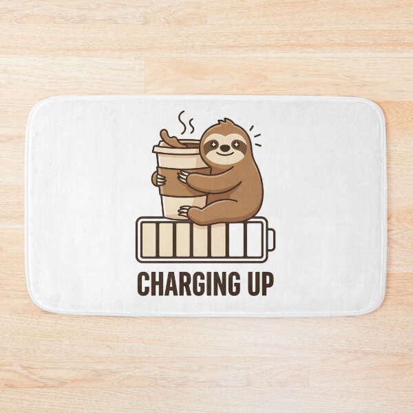 Item preview, Cute Sloth Coffee Lover, Cozy Morning Animal Design, Kawaii Coffee Gift designed and sold by StickerNestYou.