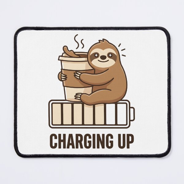 Item preview, Cute Sloth Coffee Lover, Cozy Morning Animal Design, Kawaii Coffee Gift designed and sold by StickerNestYou.