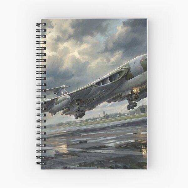 Item preview, RAF Victor Rainy Runway Takeoff Illustration designed and sold by Airpower Art.