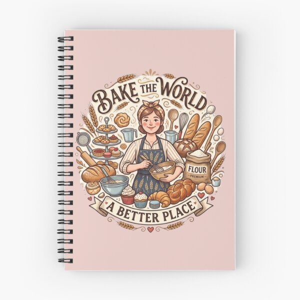 Item preview, Bake the World a Better Place – Vintage Bakery Baker Shirt designed and sold by PixelStyle Studio.