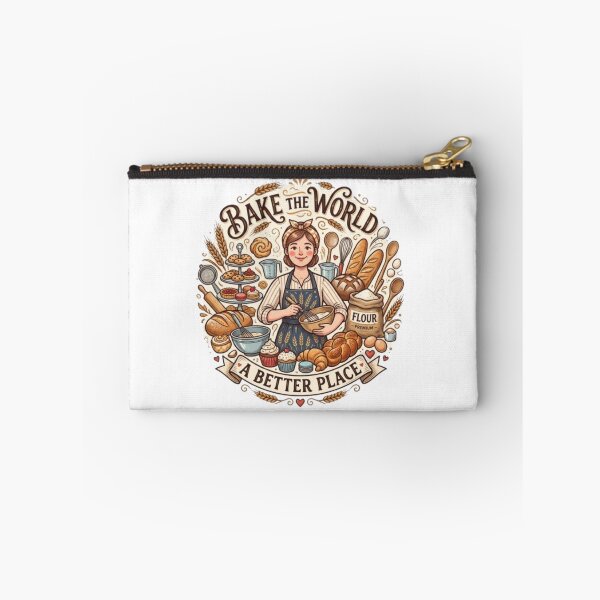 Item preview, Bake the World a Better Place – Vintage Bakery Baker Shirt designed and sold by PixelStyle Studio.