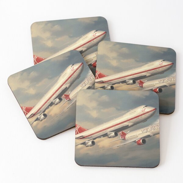 Item preview, Virgin Atlantic 747 And 787 Formation Illustration designed and sold by Airpower Art.