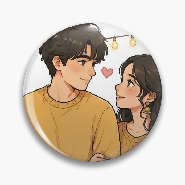 Item preview, Romantic Couple Love Sticker PNG designed and sold by Charul2dartist.