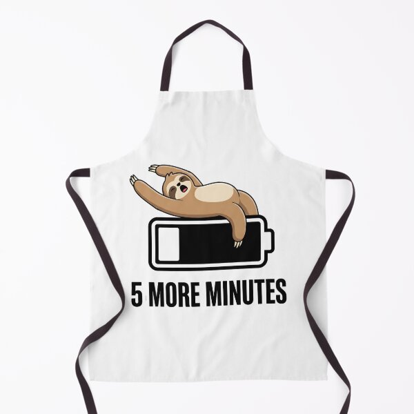 Item preview, Sleepy Sloth Low Battery Funny Animal Lover Design designed and sold by StickerNestYou.