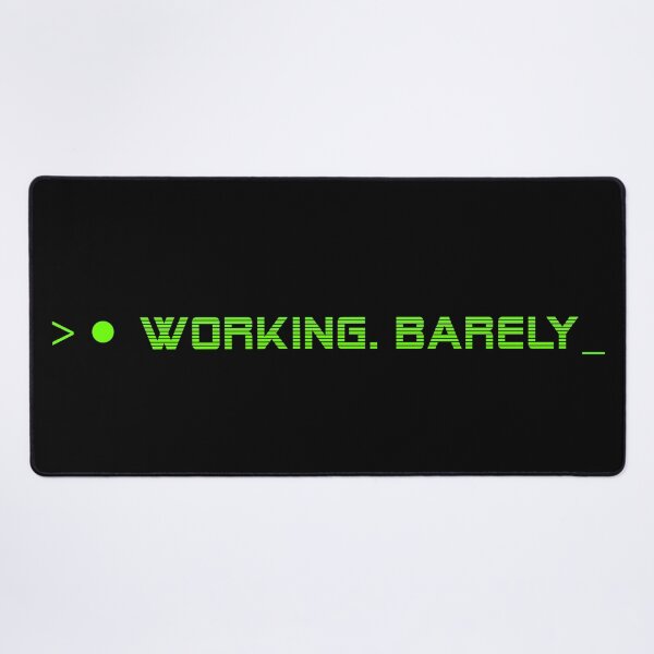 Item preview, WORKING BARELY— HUMAN ERROR Collection | Modern Survival Humor designed and sold by N72 Heritage.