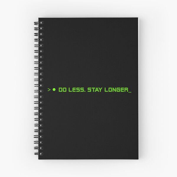 Item preview, DO LESS STAY LONGER— HUMAN ERROR Collection | Modern Survival Humor designed and sold by N72 Heritage.