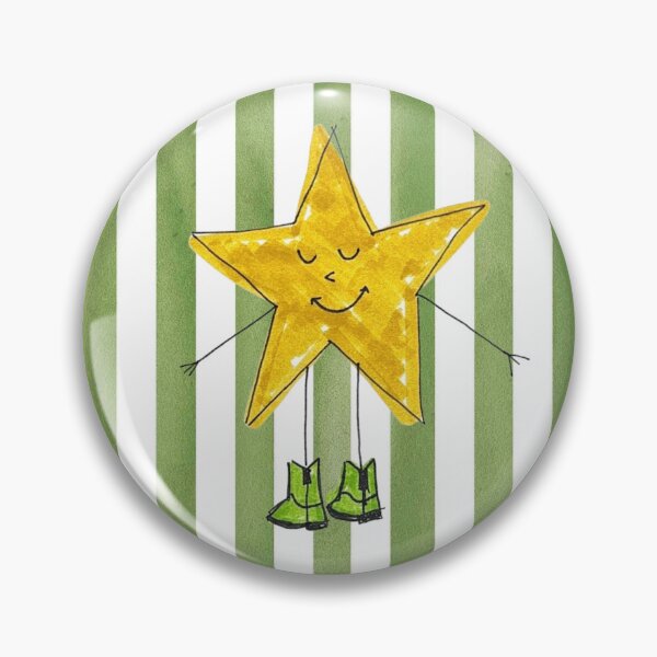 Item preview, Texas Star button-pin-sticker designed and sold by Victoriagreenjewelry.