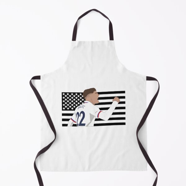 Item preview, Christian Pulisic USA Soccer Player with American Flag Design designed and sold by RainbowPawzies.
