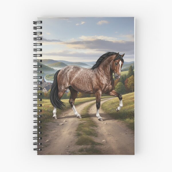 Item preview, The Aegidienberg horse and a German landscape designed and sold by Cheval-de-coeur.