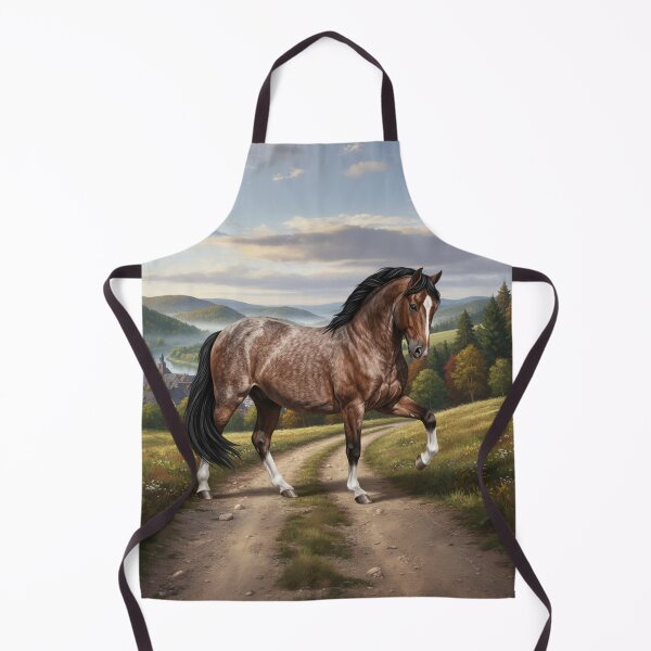 Item preview, The Aegidienberg horse and a German landscape designed and sold by Cheval-de-coeur.