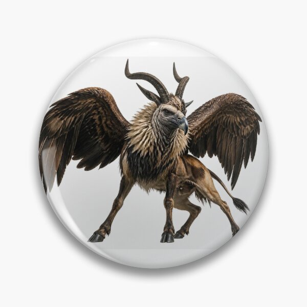 Item preview, Majestic Vulture Antelope Chimera - Desert Fantasy Monster designed and sold by Mementoo.