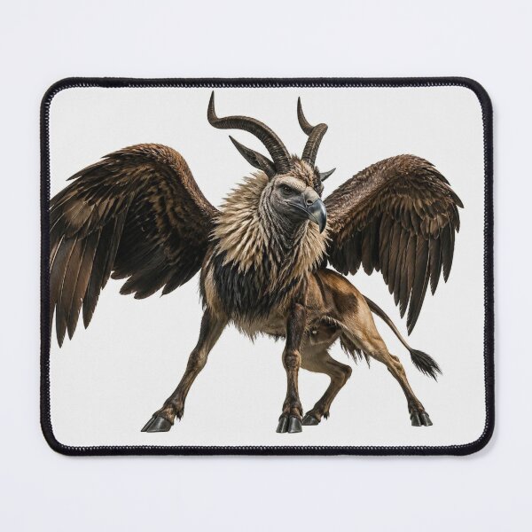 Item preview, Majestic Vulture Antelope Chimera - Desert Fantasy Monster designed and sold by Mementoo.