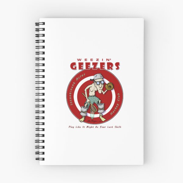 Item preview, Weezin' Geezers Hockey Club - Goalie designed and sold by QuirkNestHalls.