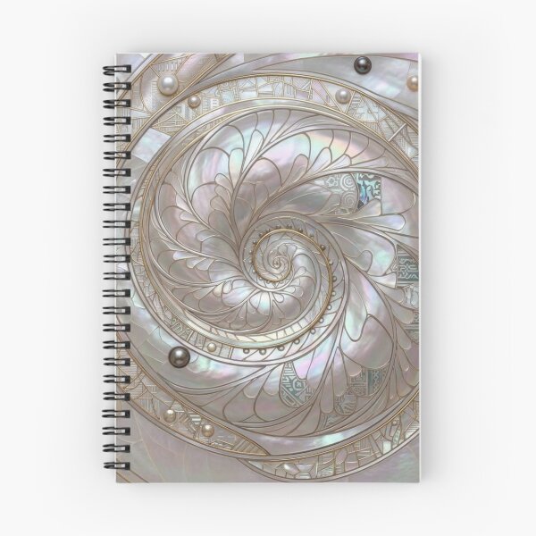 Item preview, Elegant Ivory Maori Koru Spiral Pearl Gold Lace Art designed and sold by GrinGalore.