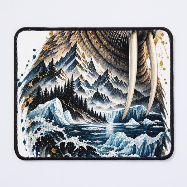 Item preview, Walrus at the Ice Edge | Walrus Arctic Ice Art designed and sold by Norvian.