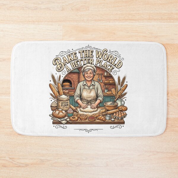 Item preview, Bake the World a Better Place – Baking Lover Baker Gift designed and sold by PixelStyle Studio.