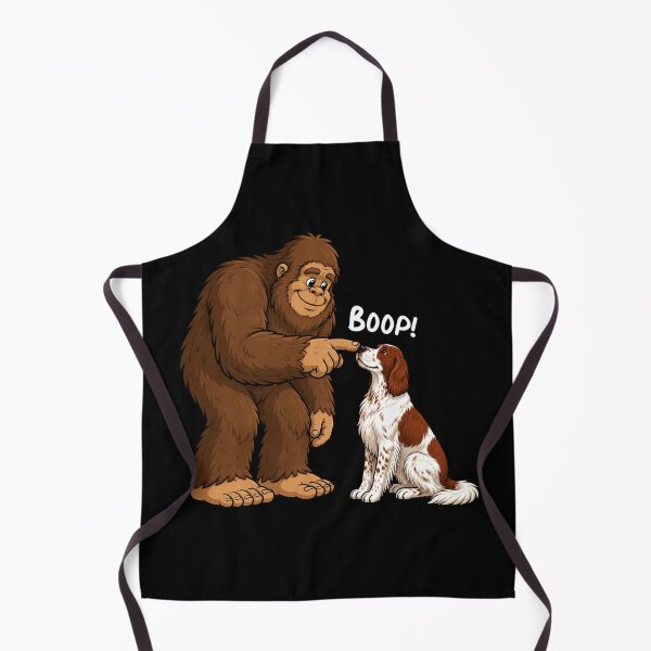 Item preview, Bigfoot and Irish Red White Setter Boop Fun Design Sasquatch designed and sold by rafaeltto.