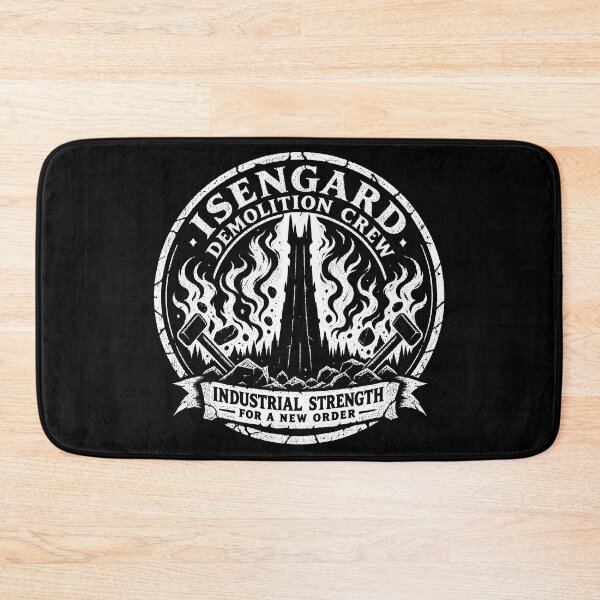Item preview, Isengard Demolition Crew Negative Space Sticker designed and sold by agearb.