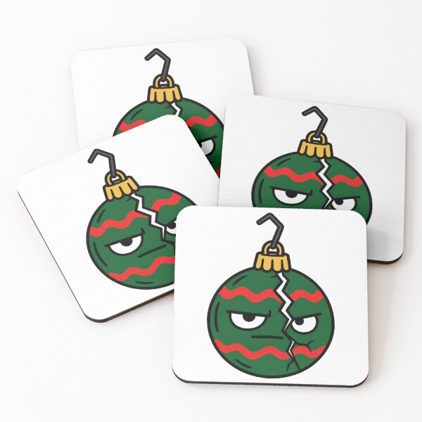Item preview, Anti Christmas Unimpressed Cracked Bauble designed and sold by Alphakenon.