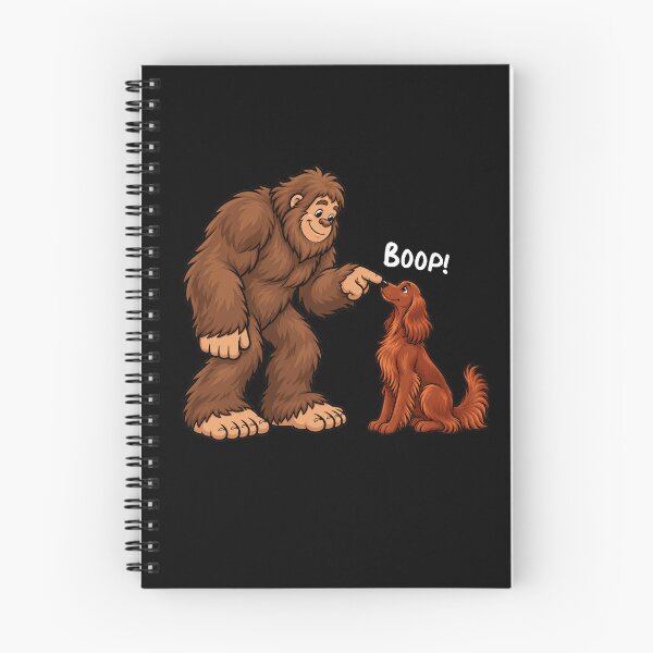Item preview, Bigfoot and Irish Setter Boop Fun Design Sasquatch designed and sold by rafaeltto.