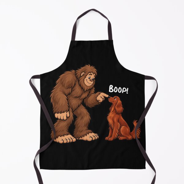 Item preview, Bigfoot and Irish Setter Boop Fun Design Sasquatch designed and sold by rafaeltto.