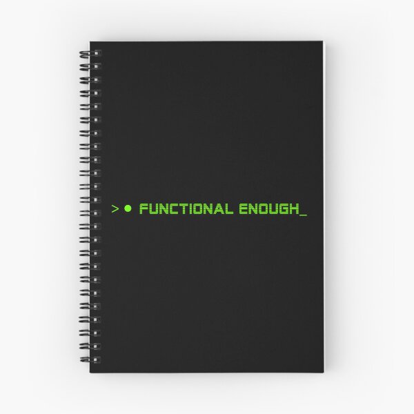 Item preview, FUNCTIONAL ENOUGH— HUMAN ERROR Collection | Modern Survival Humor designed and sold by N72 Heritage.