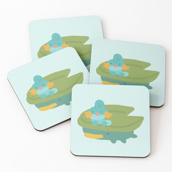 Item preview, Mudkip and Lotad Sticker designed and sold by Ashley Moen.