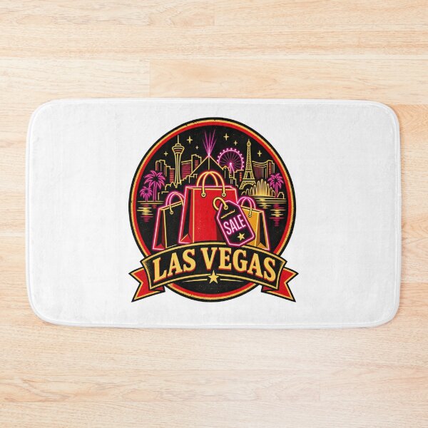Item preview, Las Vegas Black Friday Shirt – Retro Neon Shopping Badge Design designed and sold by Globalcitytees.