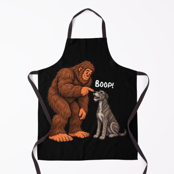 Item preview, Bigfoot and Irish Wolfhound Boop Fun Design Sasquatch designed and sold by rafaeltto.