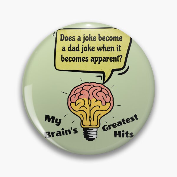 Item preview, Funny Brain Puns - Relatable Dad Jokes Humor Gift designed and sold by InkyGenies.