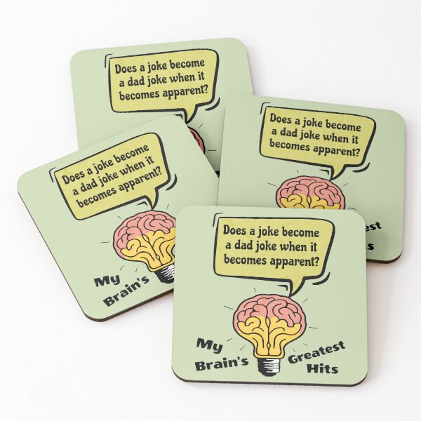 Item preview, Funny Brain Puns - Relatable Dad Jokes Humor Gift designed and sold by InkyGenies.