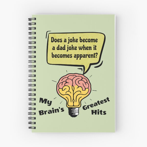 Item preview, Funny Brain Puns - Relatable Dad Jokes Humor Gift designed and sold by InkyGenies.