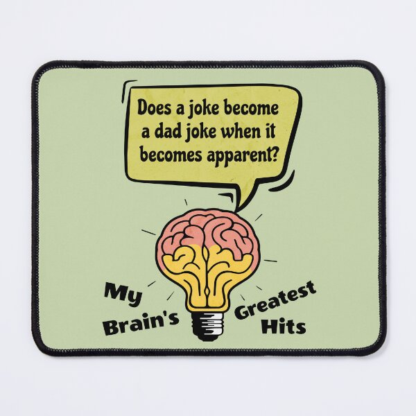 Item preview, Funny Brain Puns - Relatable Dad Jokes Humor Gift designed and sold by InkyGenies.