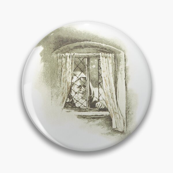 Item preview, Vintage Christmas Eve Window Illustration designed and sold by Antique Science Press.