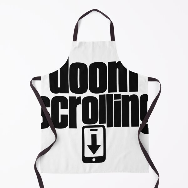 Item preview, Doom Scrolling Phone Arrow Text designed and sold by Alphakenon.