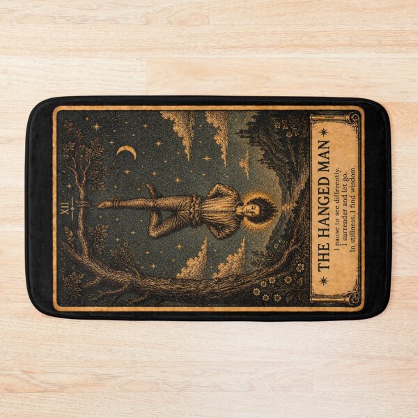 Item preview, The Hanged Man Tarot Card - Vintage Mystical Enlightenment Art designed and sold by ArcanaAbsolute.