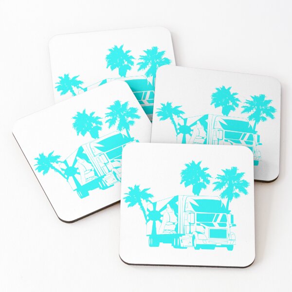 Item preview, Classic Truck & Palm Trees | Old Truck, New Adventure designed and sold by Half Mess.