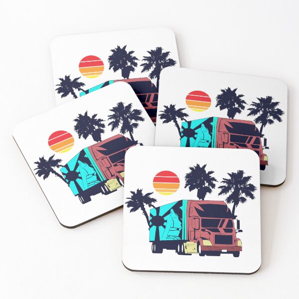 Item preview, Classic Truck & Palm Trees | Old Truck, New Adventure designed and sold by Half Mess.
