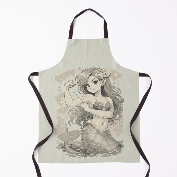 Item preview, Strong Mermaid – Power Tattoo Design designed and sold by Pineapple-Tree.