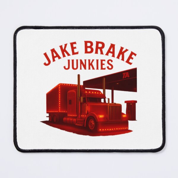 Item preview, Jake Brake Junkies Red Pete Light Show Trucking Design for Truck Enthusiasts designed and sold by matrixyt.