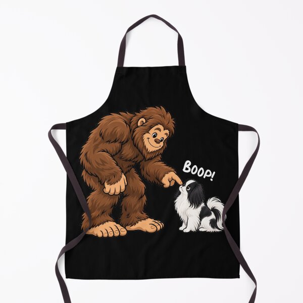 Item preview, Bigfoot and Japanese Chin Boop Fun Design Sasquatch designed and sold by rafaeltto.