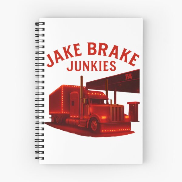 Item preview, Jake Brake Junkies Red Pete Light Show Trucking Design for Truck Enthusiasts designed and sold by matrixyt.