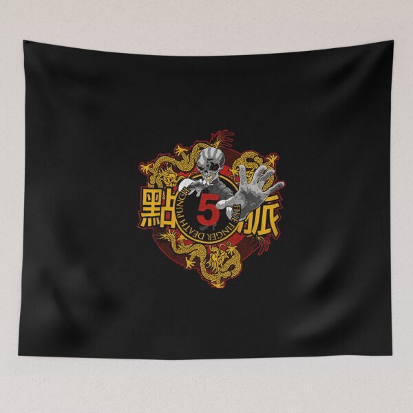Item preview, Y2K Five Finger Death Punch Hanes Dragon Band FFDP Knucklehead Chinese designed and sold by QuirkNestHalls.