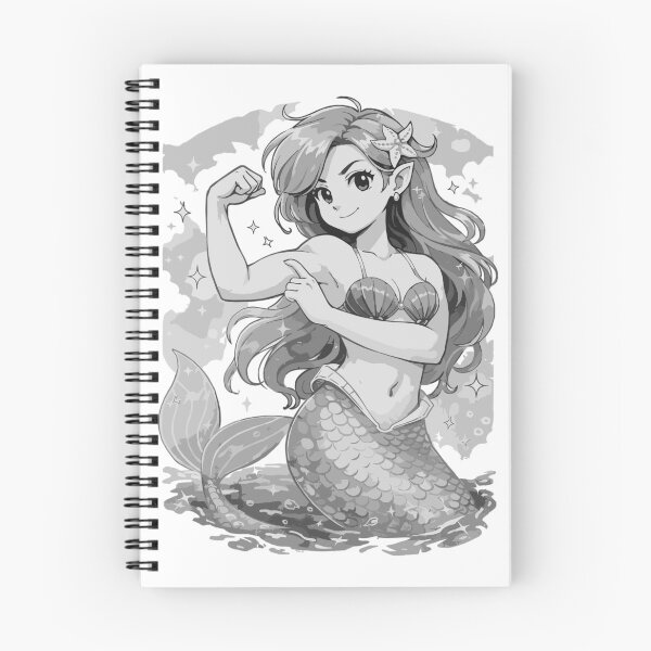 Item preview, Strong Mermaid – Power Tattoo Design designed and sold by Pineapple-Tree.