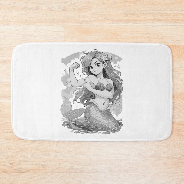 Item preview, Strong Mermaid – Power Tattoo Design designed and sold by Pineapple-Tree.