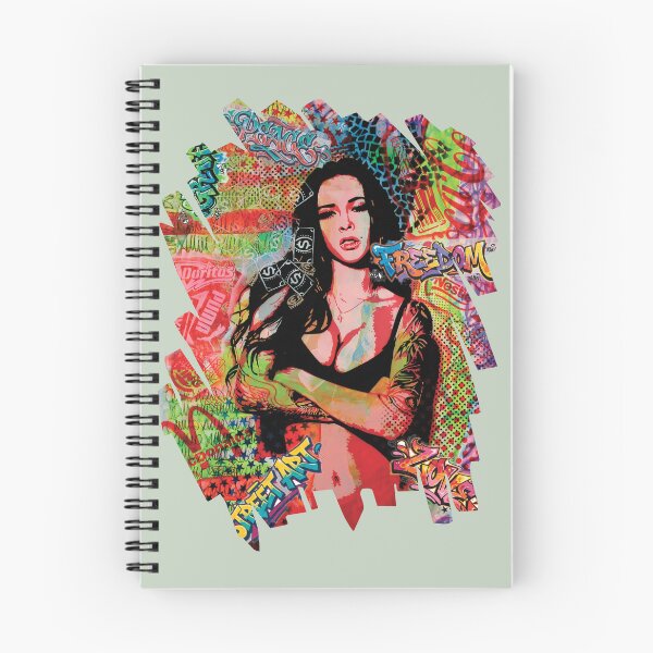 Item preview, Handmade Pop Art Street Graffiti Portrait - Coke Girl designed and sold by supernikol.