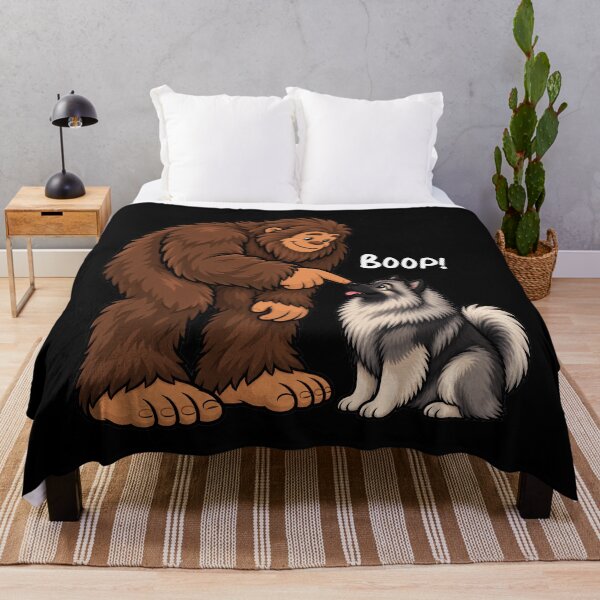 Item preview, Bigfoot and Keeshond Boop Fun Design Sasquatch designed and sold by rafaeltto.
