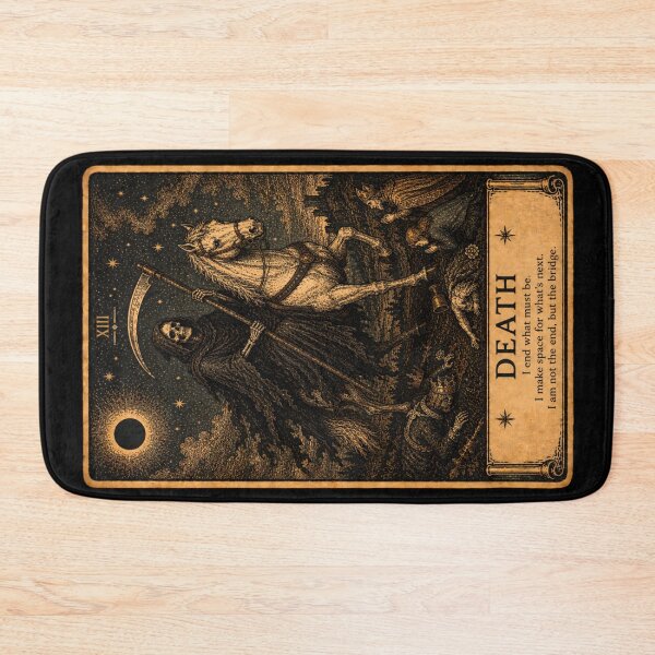 Item preview, Death Tarot Card - Mystical Rebirth Tarot Illustration designed and sold by ArcanaAbsolute.