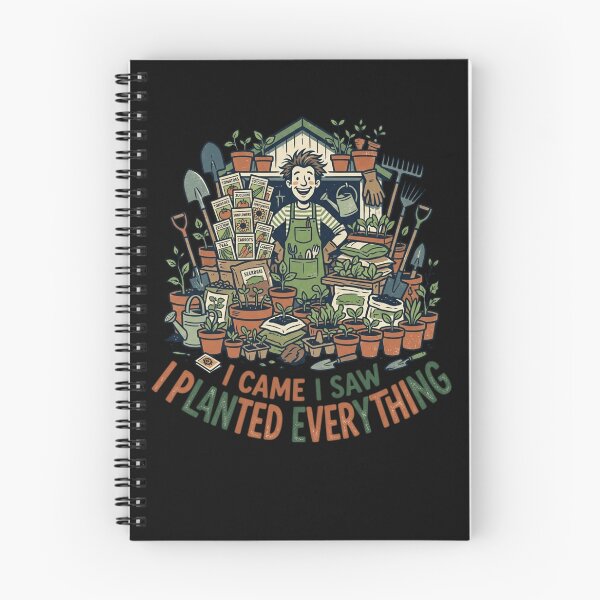 Item preview, I Came I Saw I Planted Everything Funny Gardening Quote Art designed and sold by mood-draftsman.