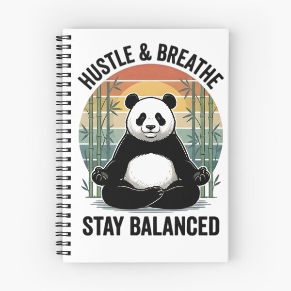 Item preview, Zen Panda Hustle And Breathe Stay Balanced Yoga designed and sold by Pyt27.